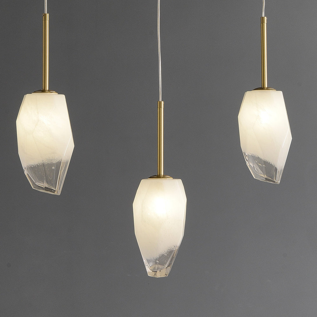 Liya Line glass chandelier 3 Lights