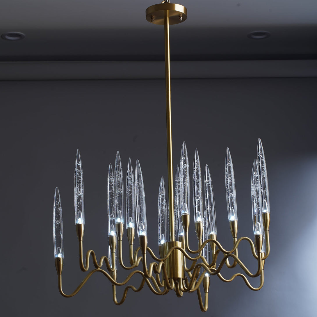 Postmodern Creative Arrow Copper  Luxury Chandelier