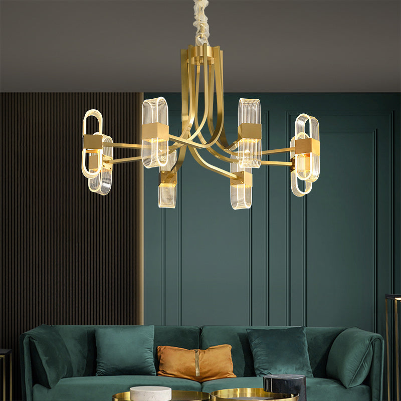 Gold Line Mordern style Chandelier