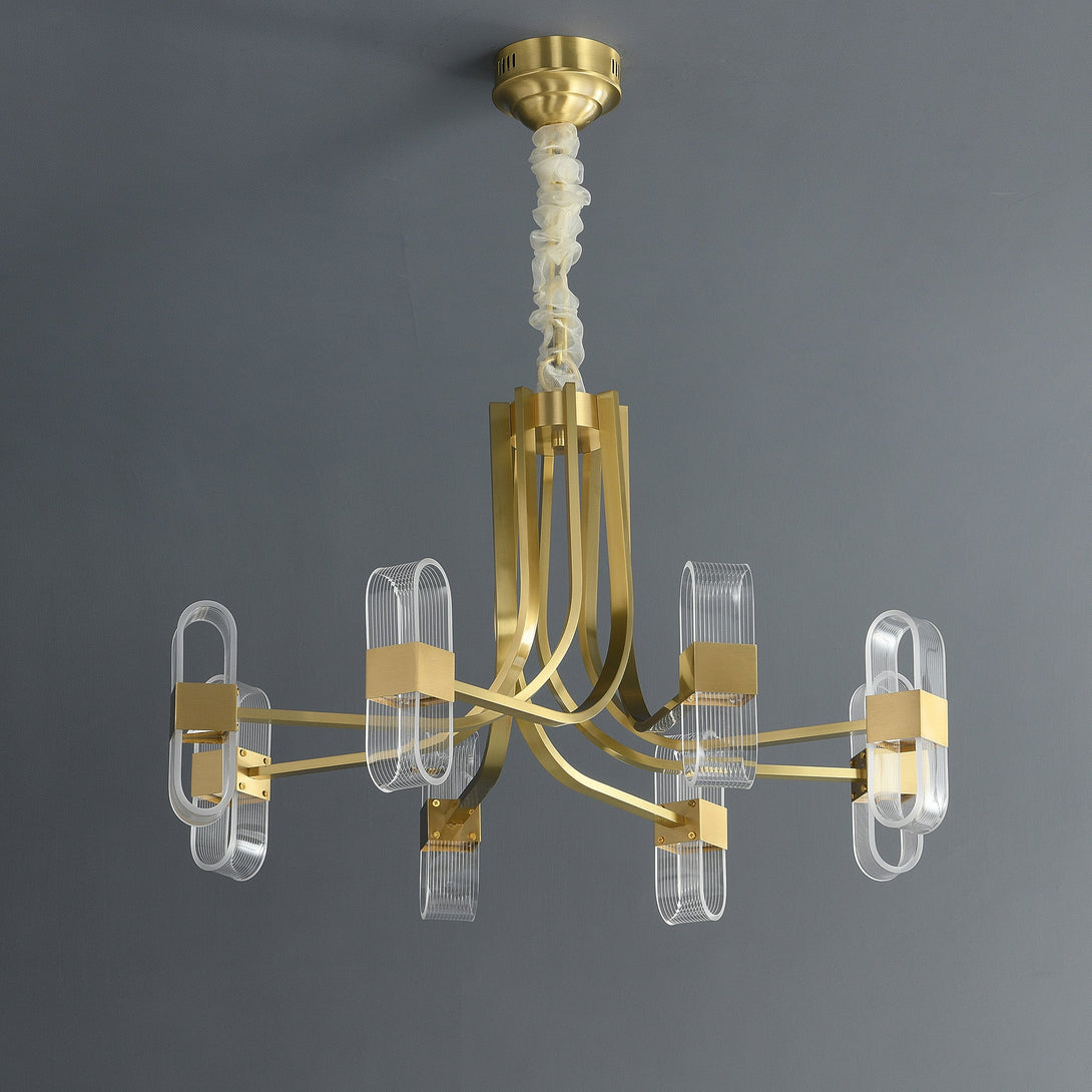 Gold Line Mordern style Chandelier