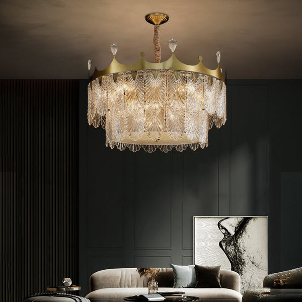 Modern Creative crown double layer chandelier