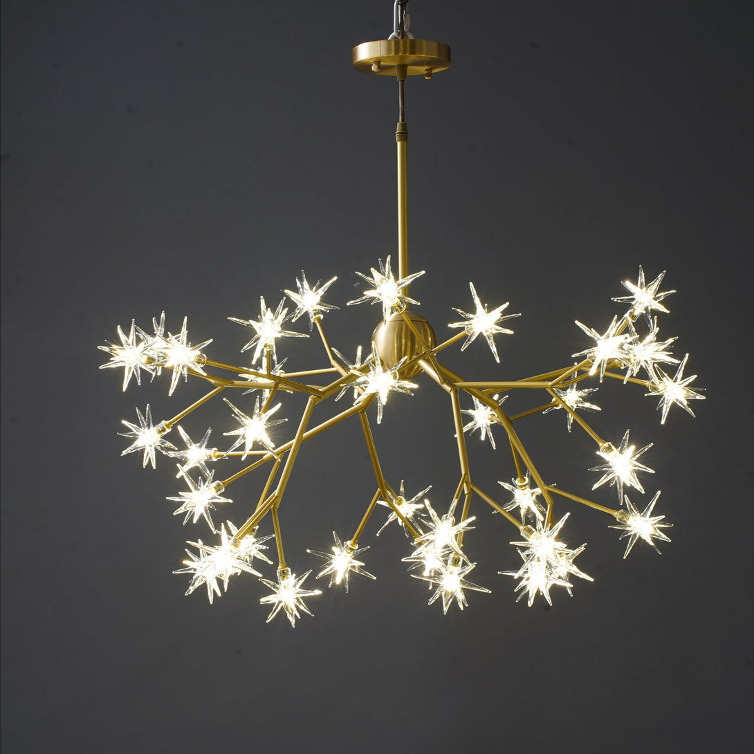 Light luxury meteor chandelier