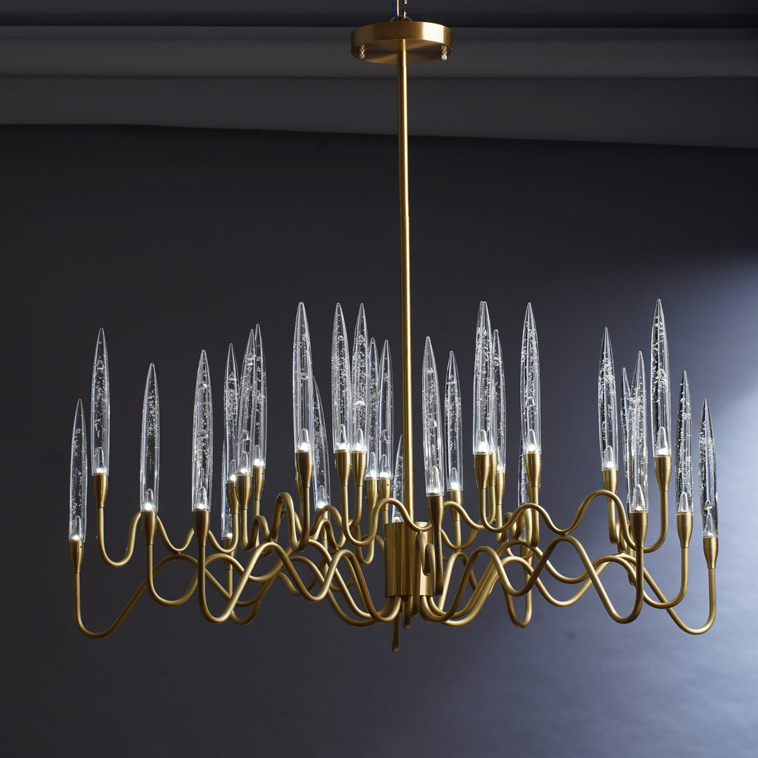 Postmodern Creative Arrow Copper  Luxury Chandelier