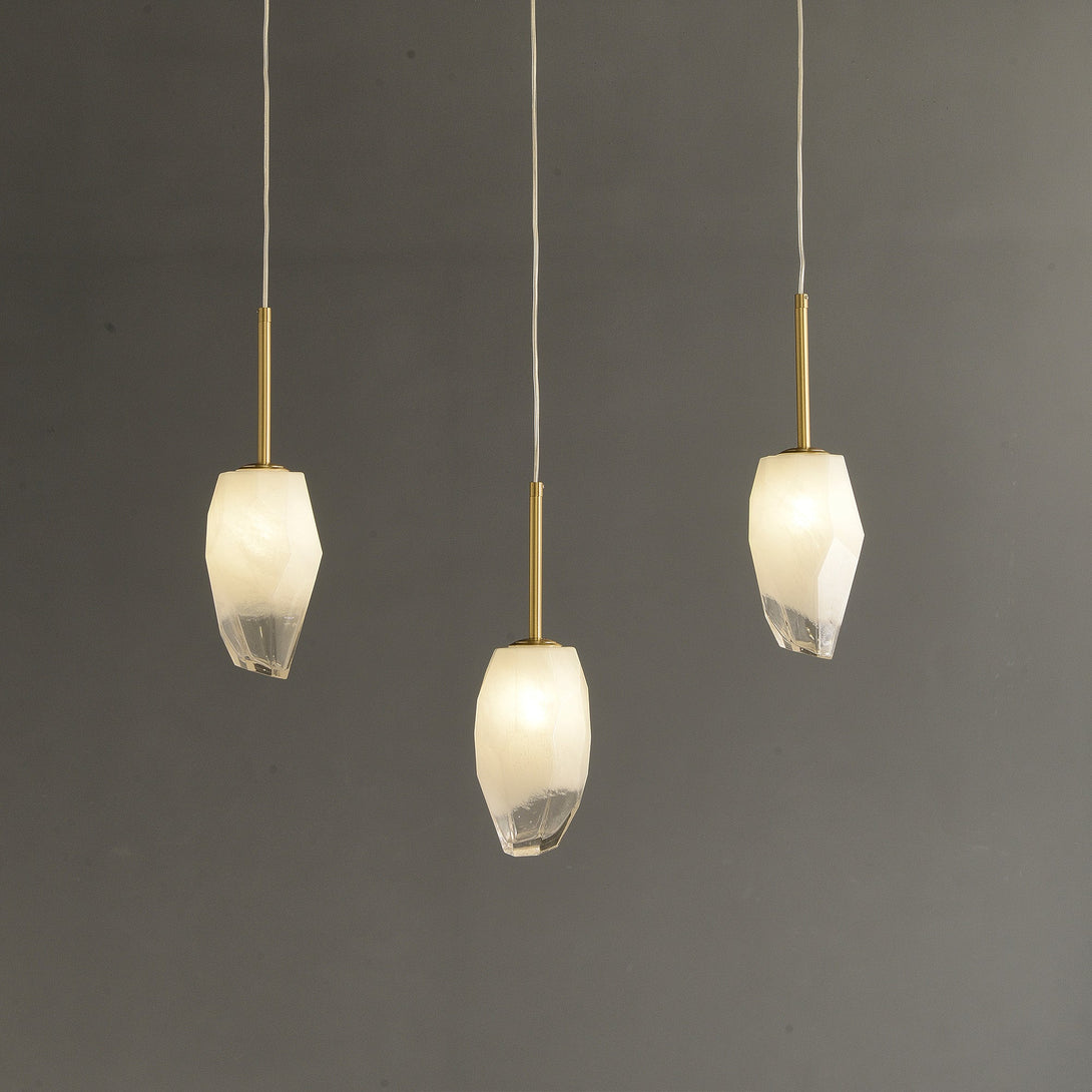 Liya Line glass chandelier 3 Lights