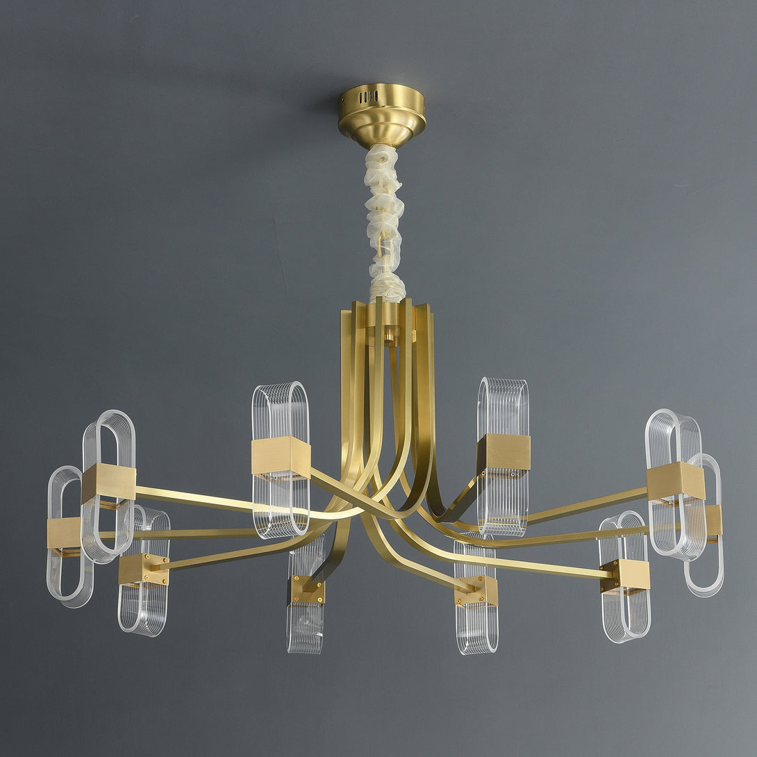 Gold Line Mordern style Chandelier