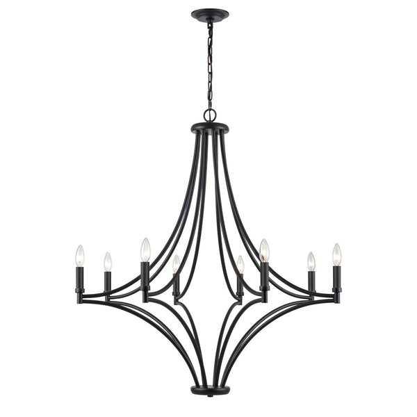 Spanish Villa Eight Light Chandelier