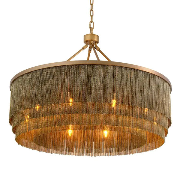 Tissot L - Antique Brass Finish Chandelier