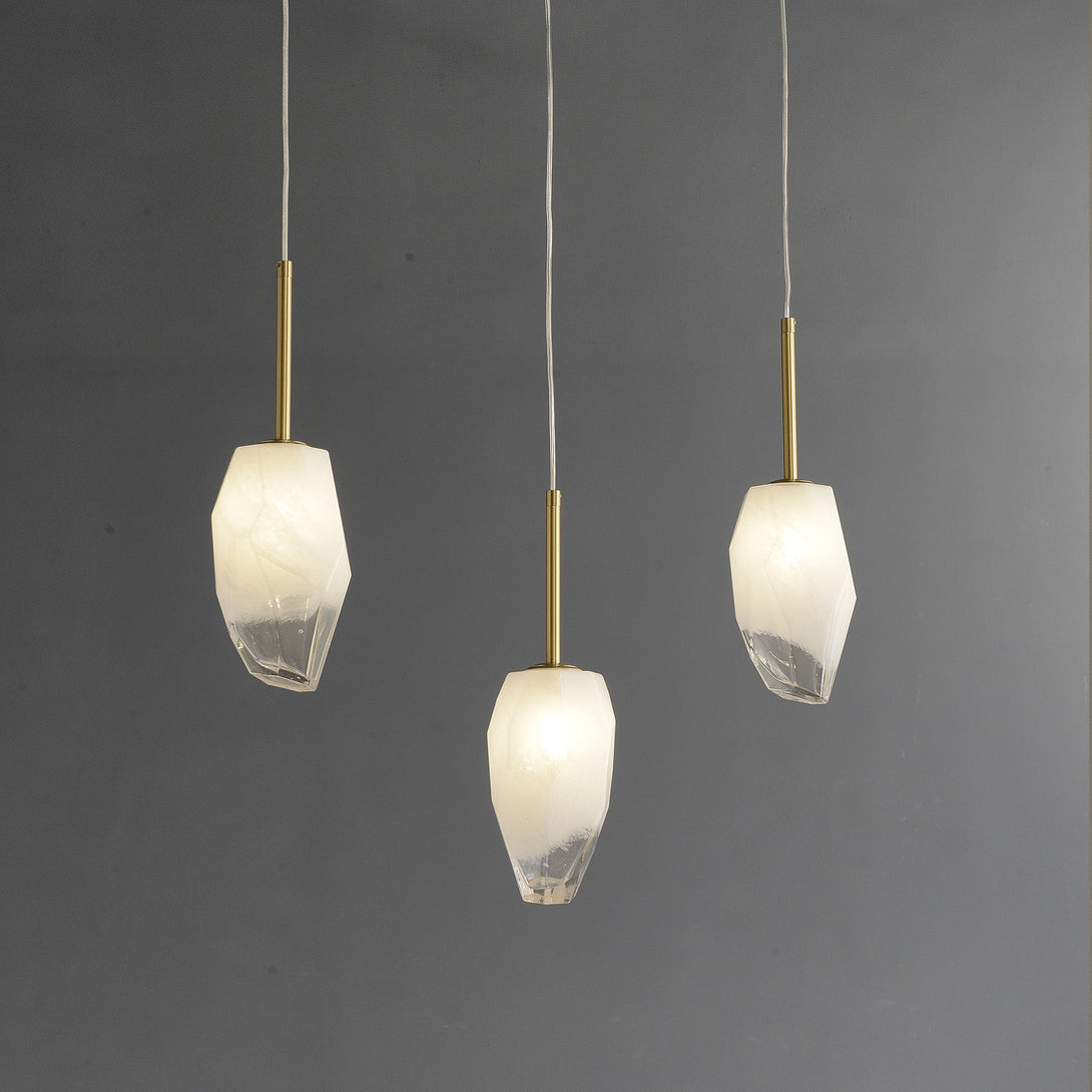 Liya Line glass chandelier 3 Lights