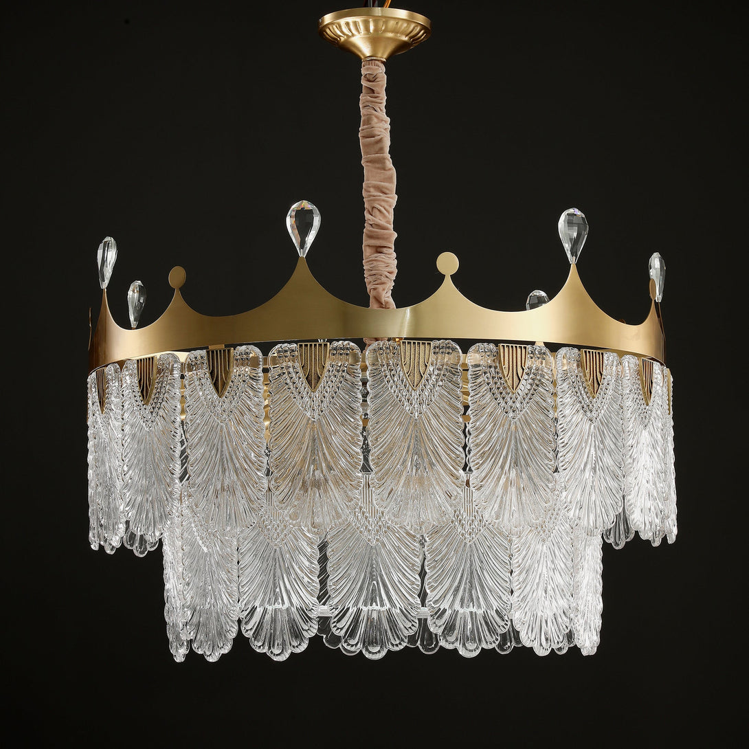 Modern Creative crown double layer chandelier