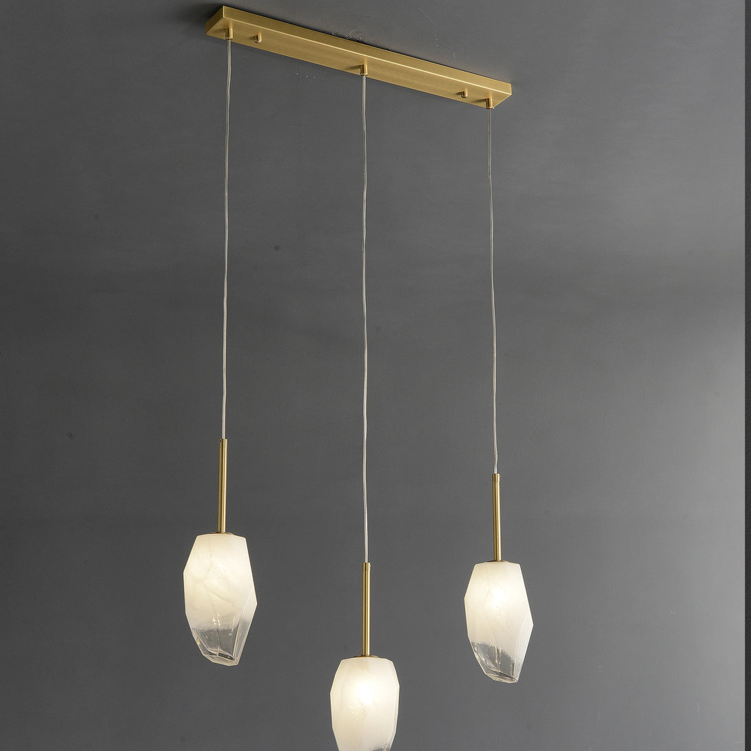 Liya Line glass chandelier 3 Lights