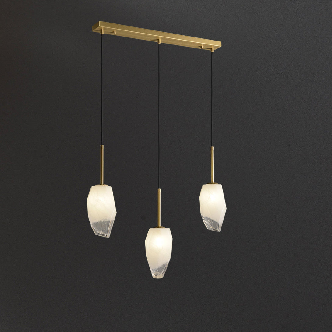 Liya Line glass chandelier 3 Lights