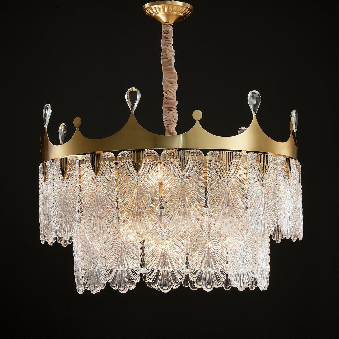 Modern Creative crown double layer chandelier