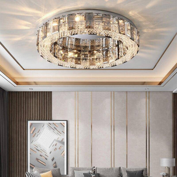 Lanciano  Crystal Chandelier Flush Mount