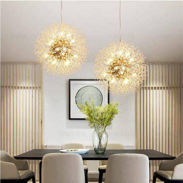 El Sol Crystal Globe Chandelier