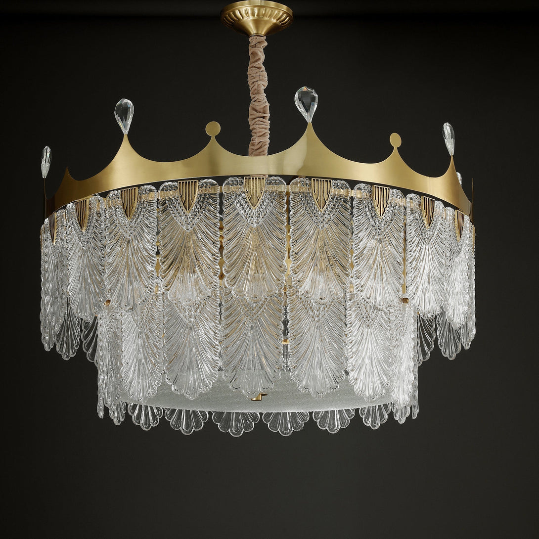 Modern Creative crown double layer chandelier