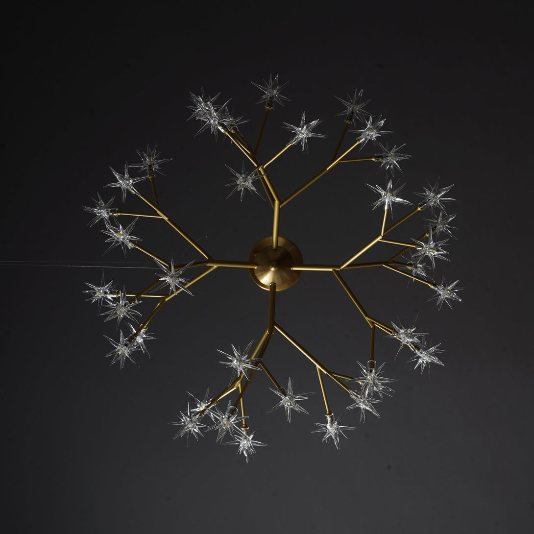 Light luxury meteor chandelier