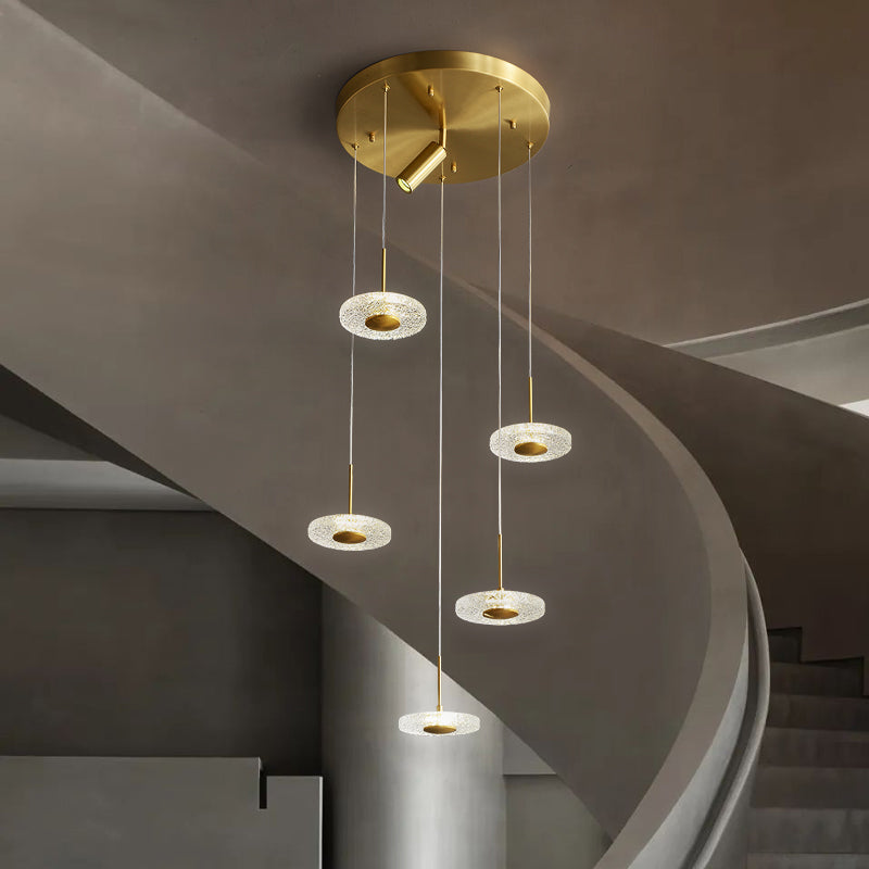 Modern Creative disc chandelier