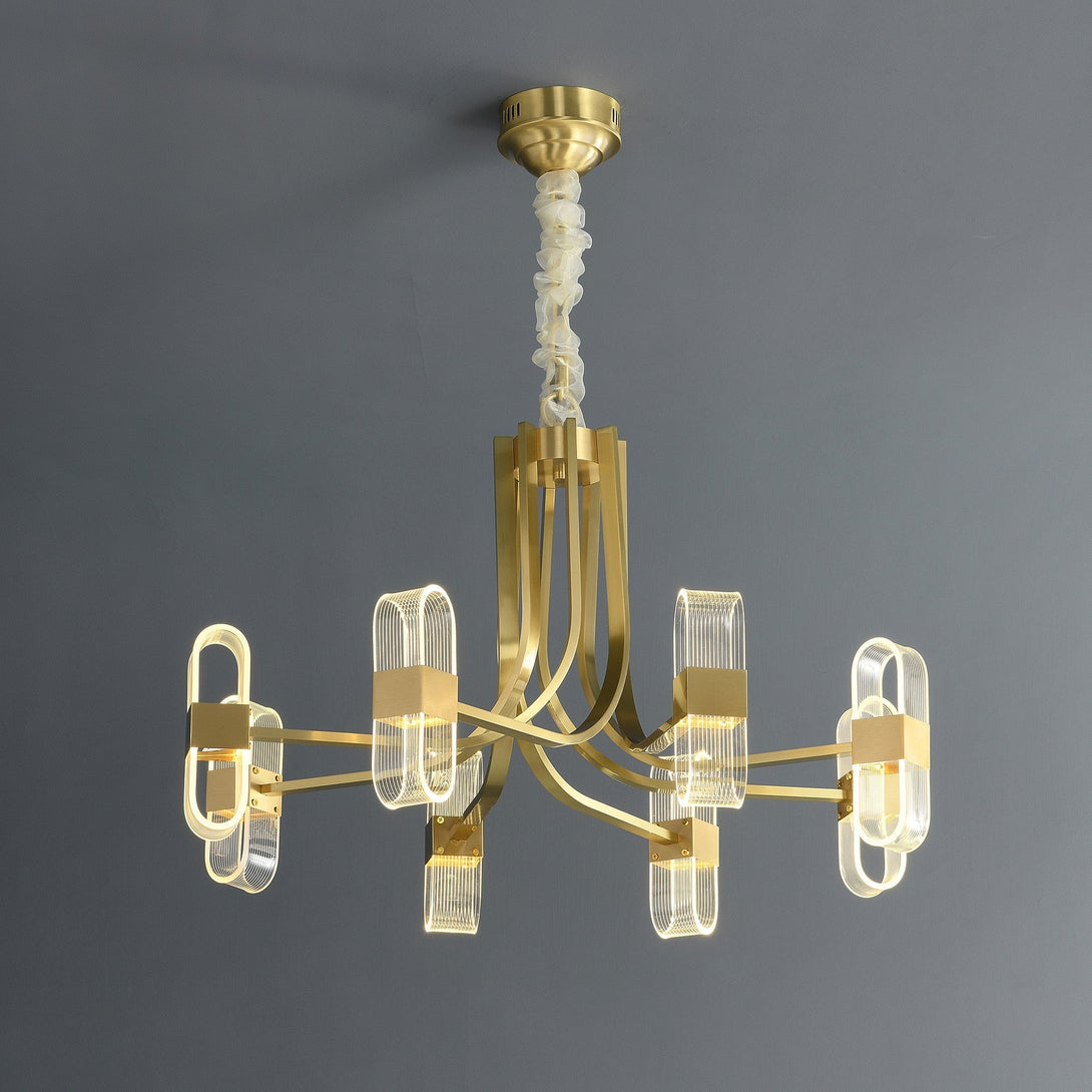 Gold Line Mordern style Chandelier