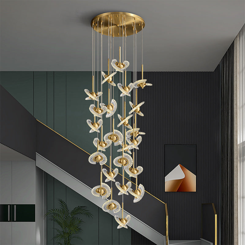 Spinning top chandelier 24 Lights