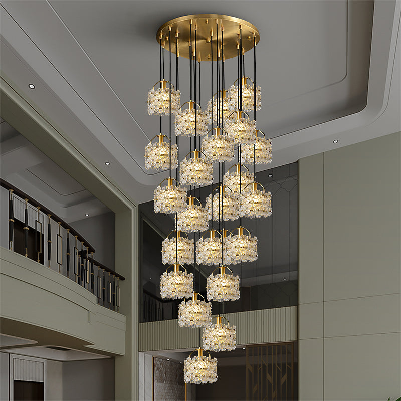 Prosperous blooming chandelier 23 Lights