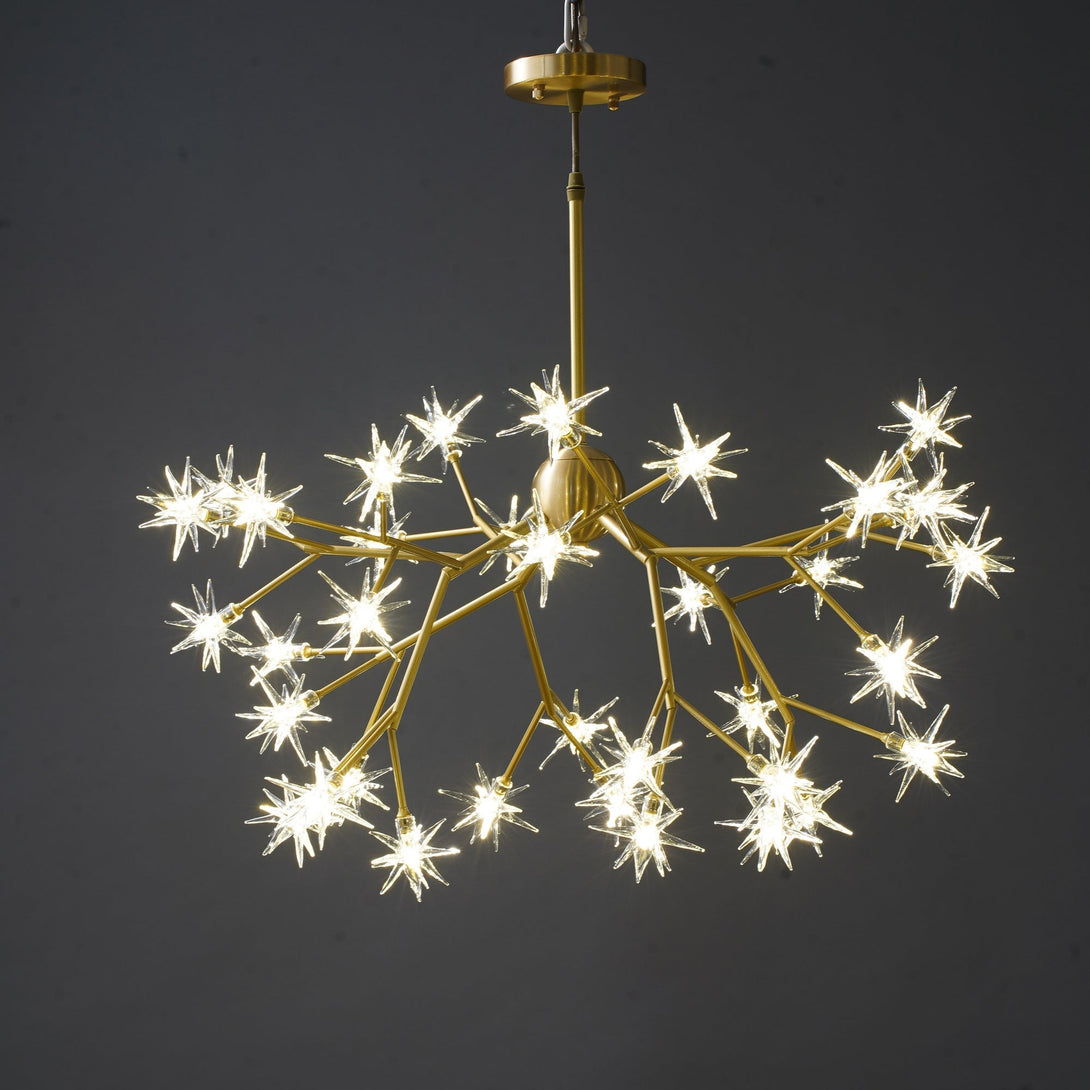 Light luxury meteor chandelier