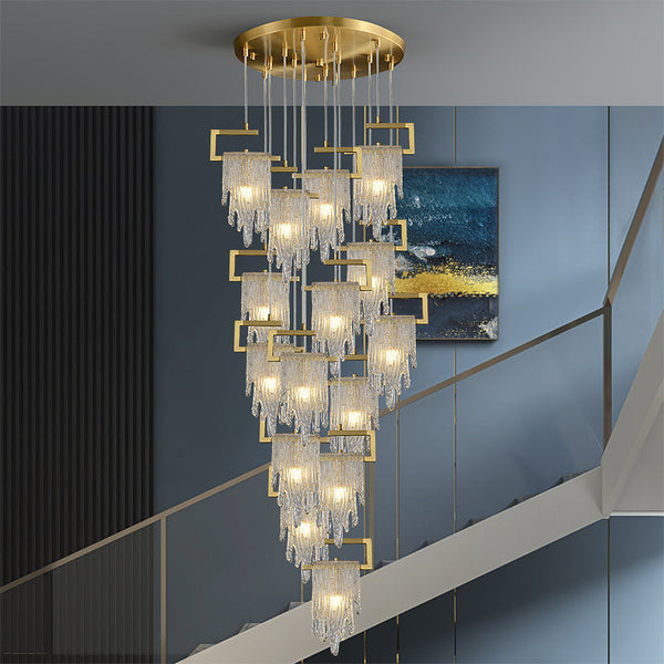 Modern Chandelier 23 Lights ice cube chandelier