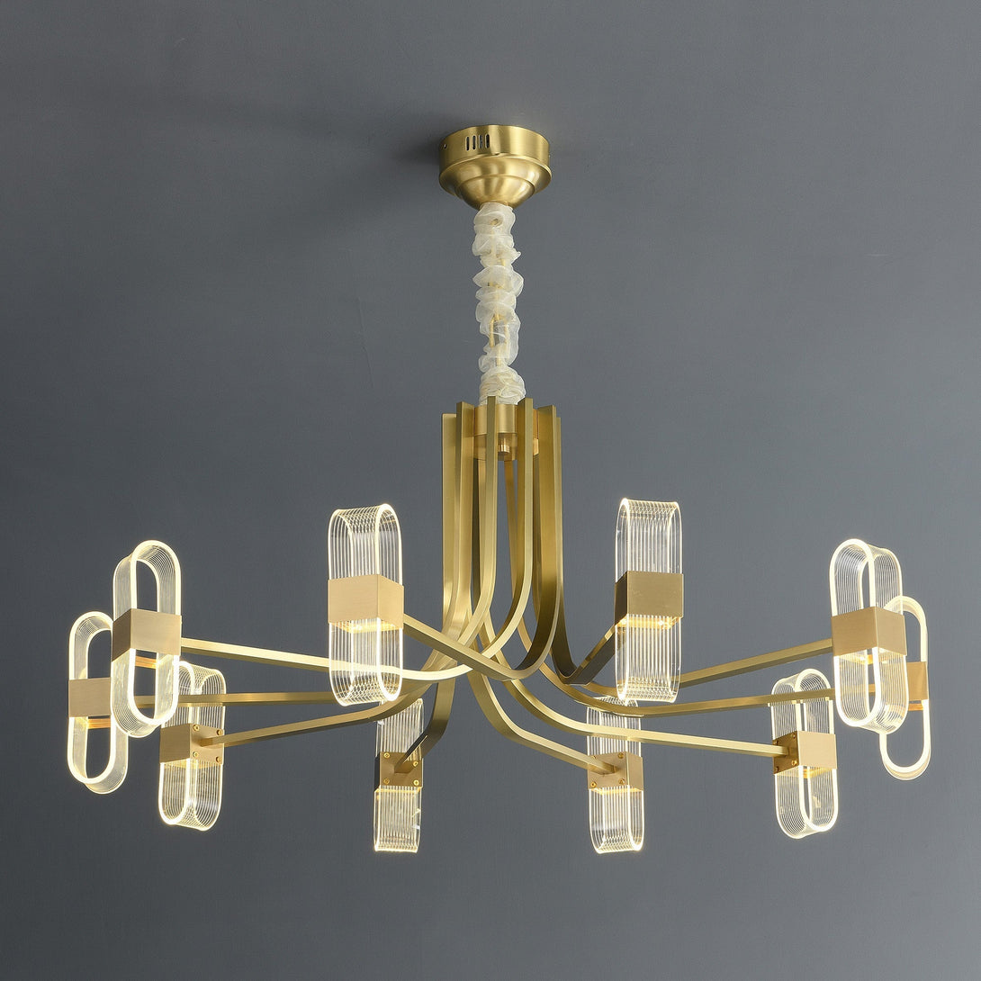 Gold Line Mordern style Chandelier