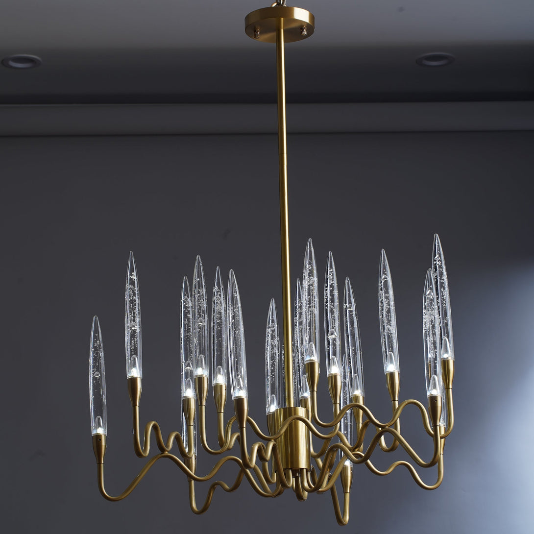 Postmodern Creative Arrow Copper  Luxury Chandelier