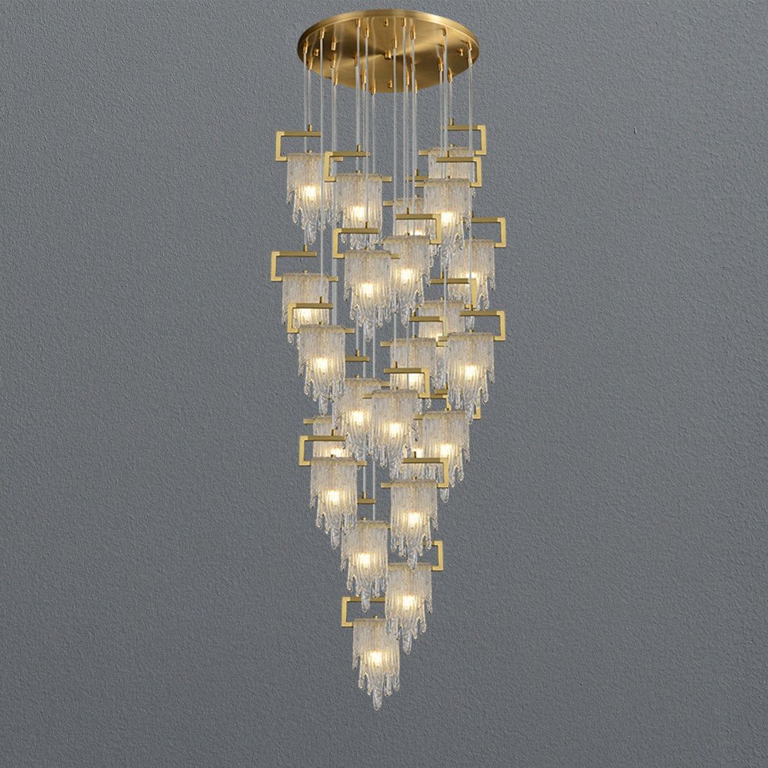 Modern Chandelier 23 Lights ice cube chandelier