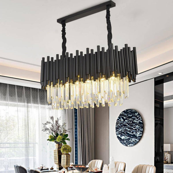 Vigor Crystal Round Chandelier for Dining Room