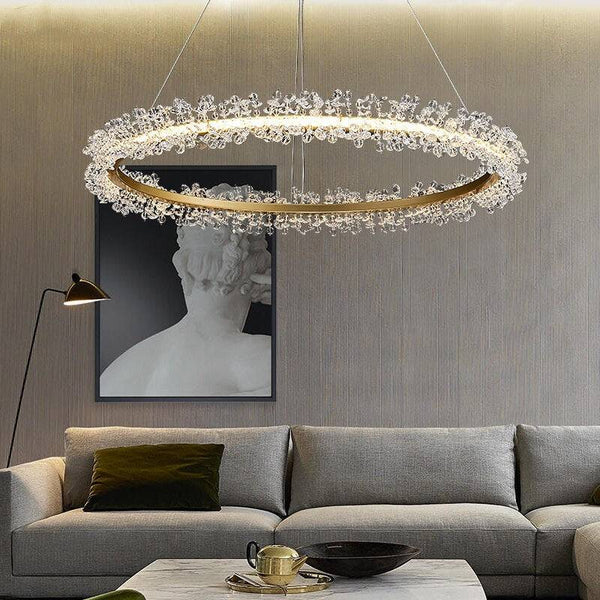 Capri Crystal Ring Chandelier