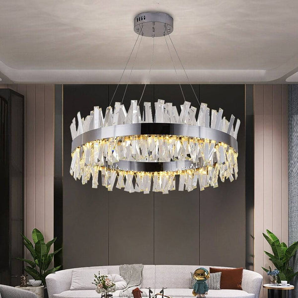 Calvin Crystal Round Chandelier