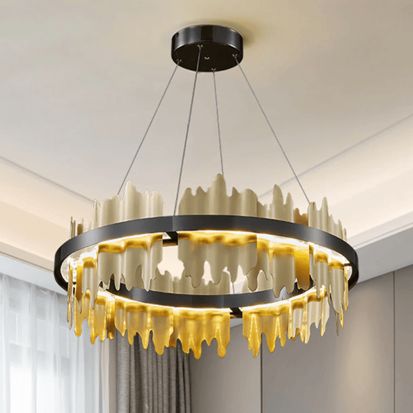 Glor Brushed Round Chandelier