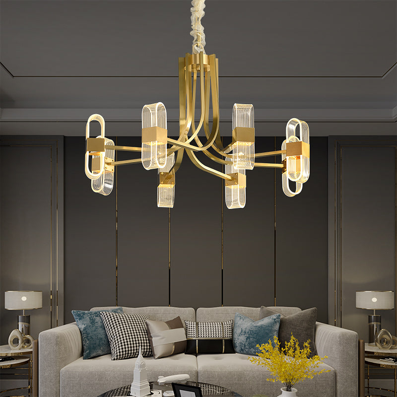 Gold Line Mordern style Chandelier