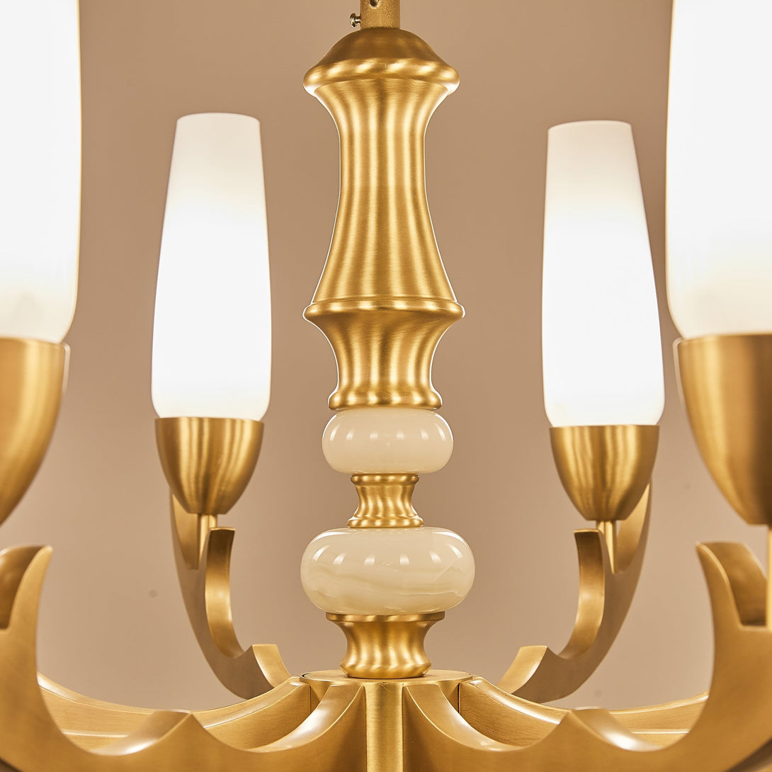 Creative golden chandelier