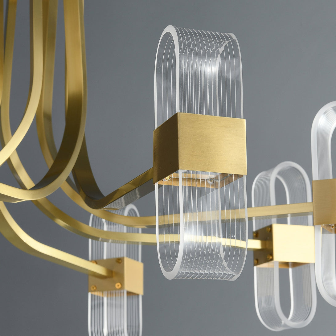 Gold Line Mordern style Chandelier