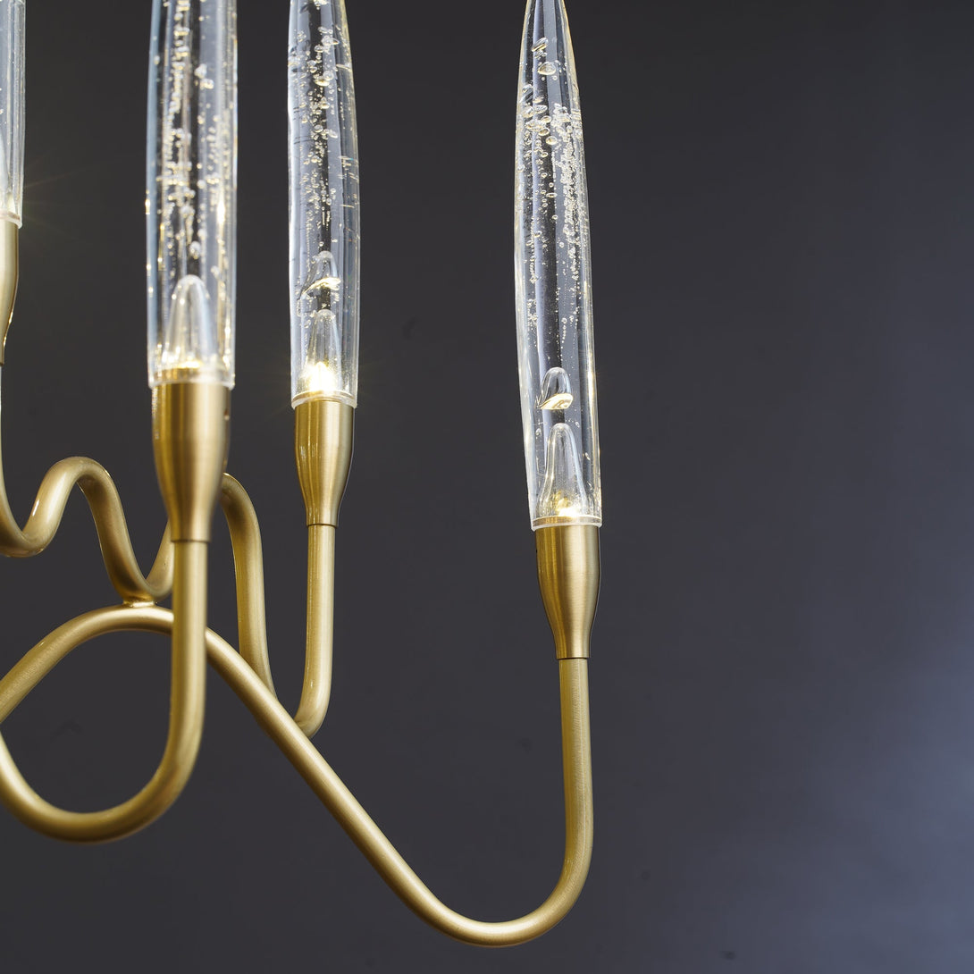 Postmodern Creative Arrow Copper  Luxury Chandelier