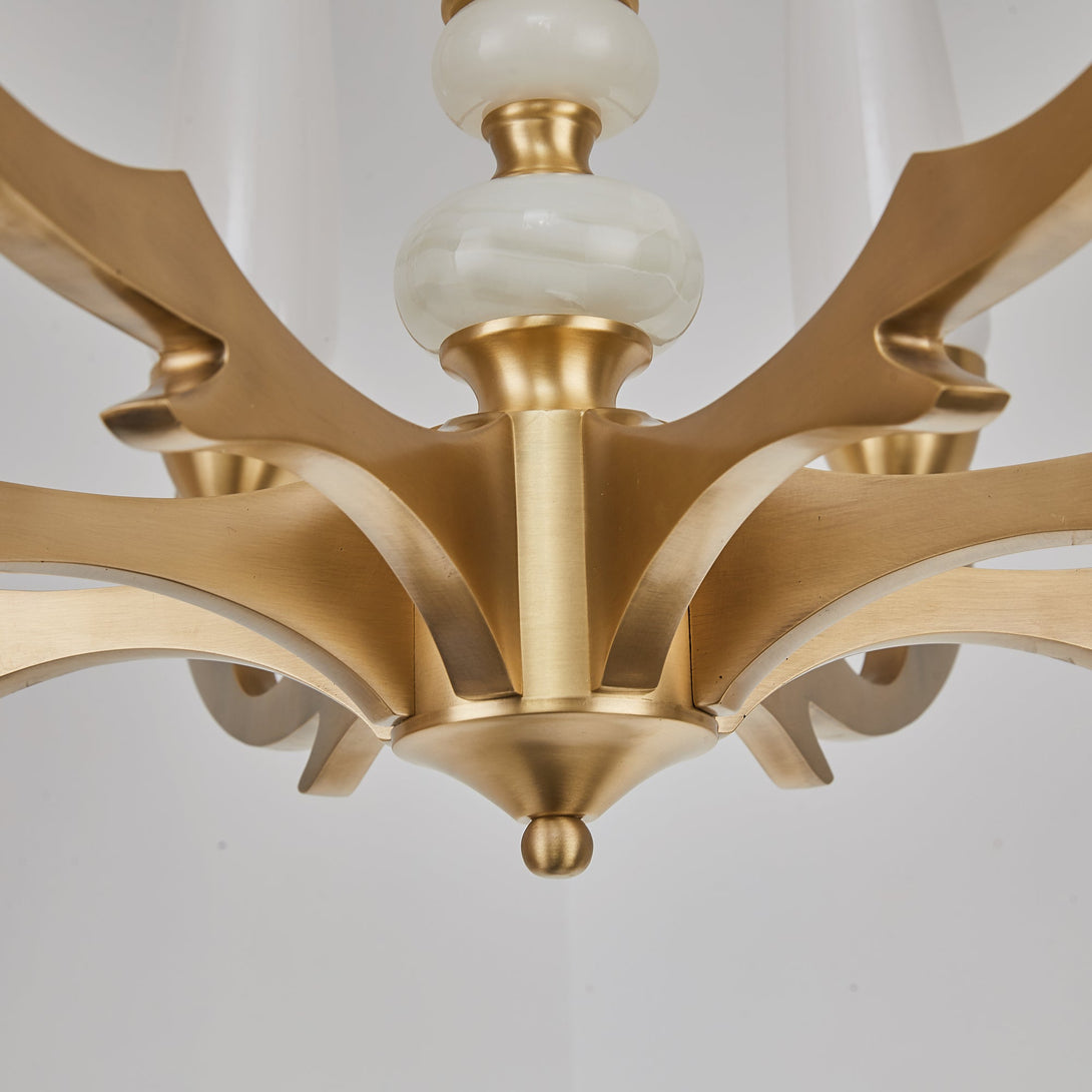 Creative golden chandelier