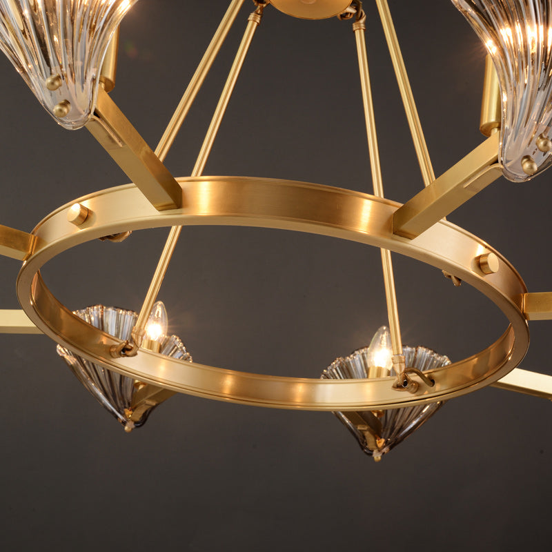 Mordern Round Crystal Chandelier 8 Lights