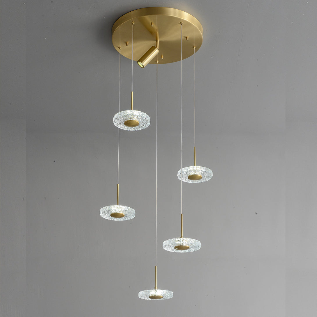 Modern Creative disc chandelier