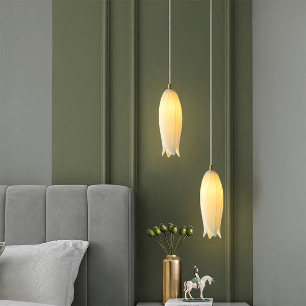 White Bud Modern Chandelier