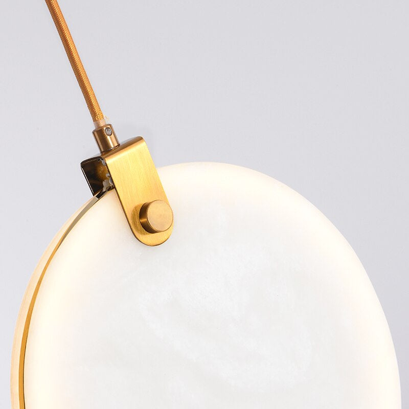 Moonshade Natural Marble Pendant Light