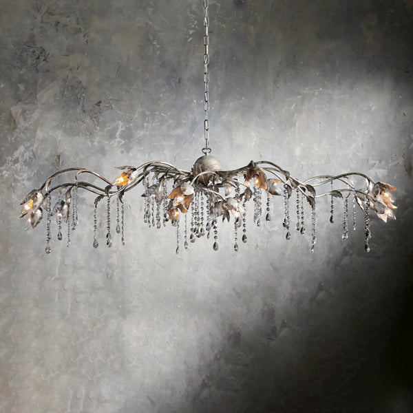 Viticcio Rectangular Chandelier in Silver