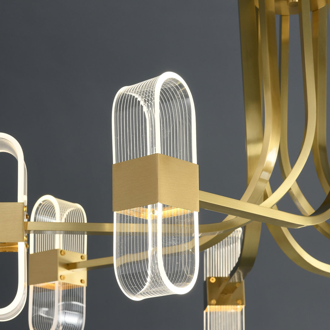 Gold Line Mordern style Chandelier