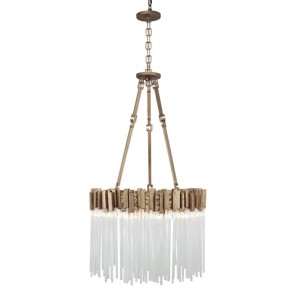 Madison  Six Light Pendant In Havana Gold