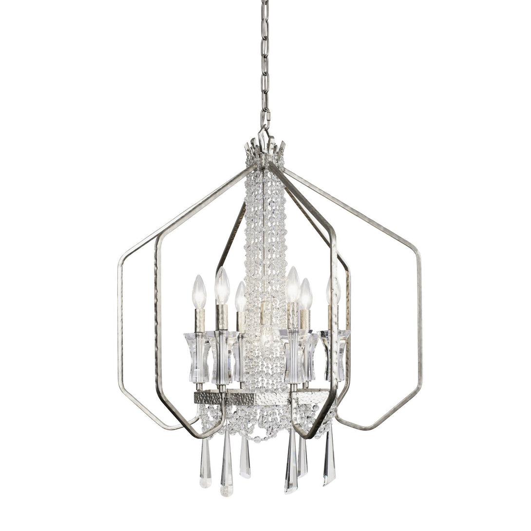 Baylor  Seven Light Pendant In Transcend Silver