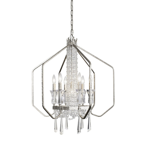 Baylor  Seven Light Pendant In Transcend Silver