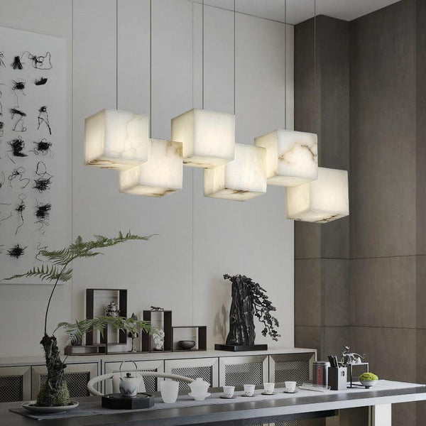 Marble Square Pendant Light