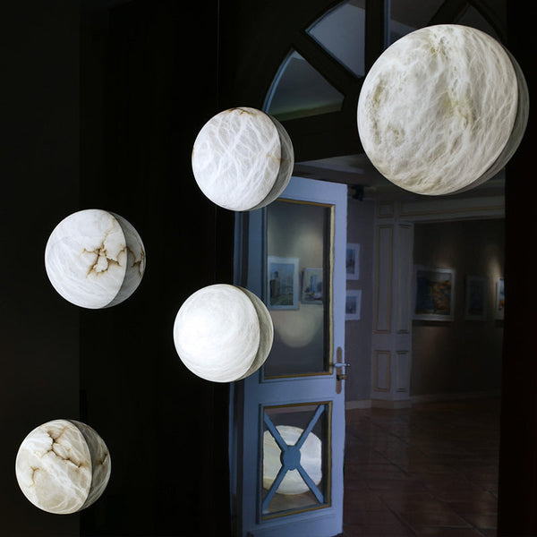 Marble Dome Art Wall Sconce