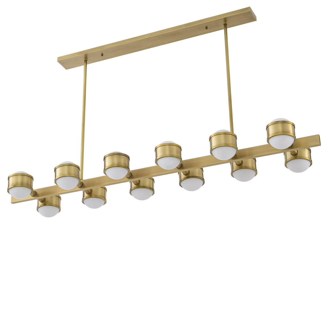 Aldo Modern Brass Chandelier 